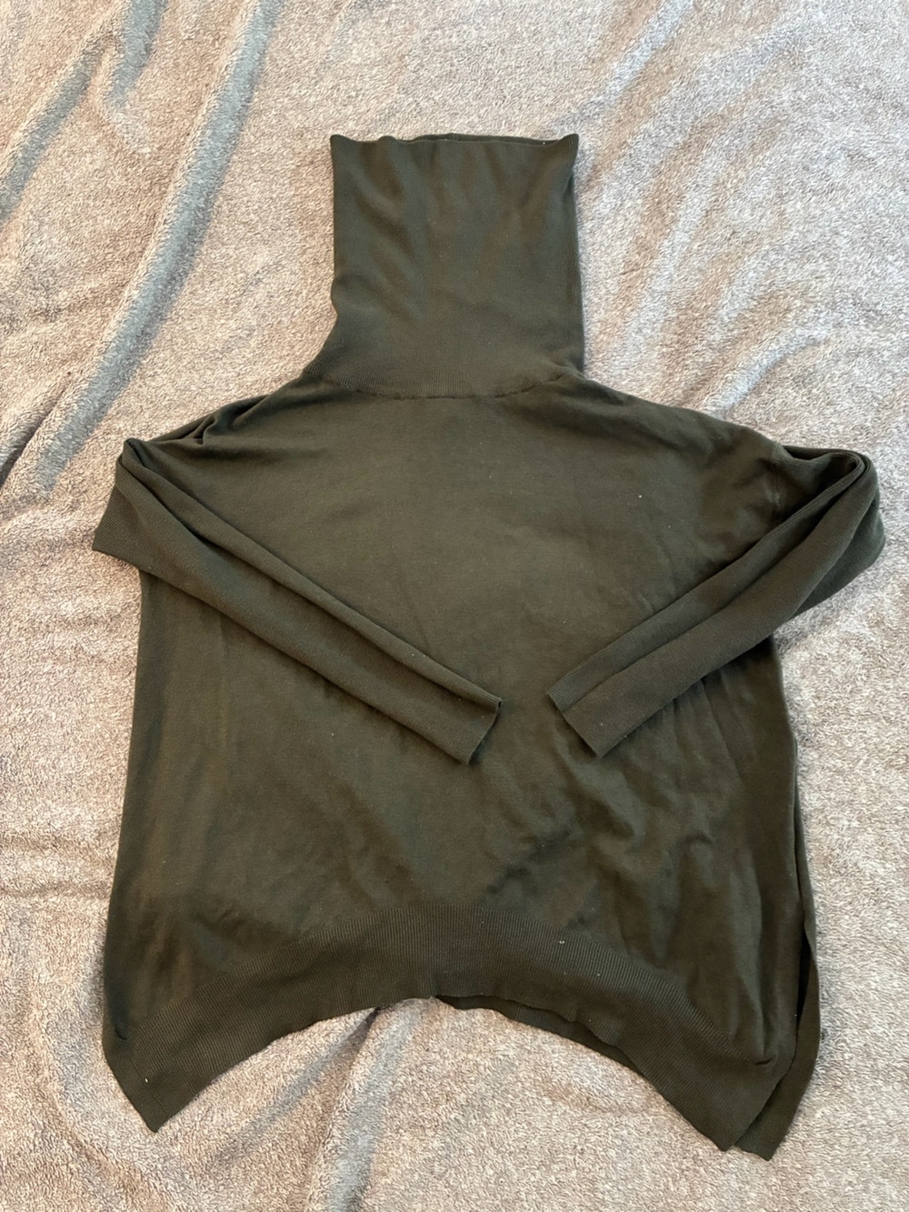 Sweet Romeo Black Turtleneck Long Sleeve Top